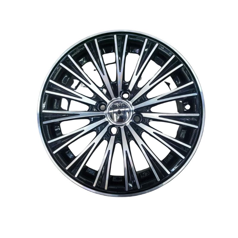 15" Matte Black Alloy Rim - 4x100 PCD, 6.5" Width, 35mm Offset, 67.1mm Center Bore - Part No. 151064N