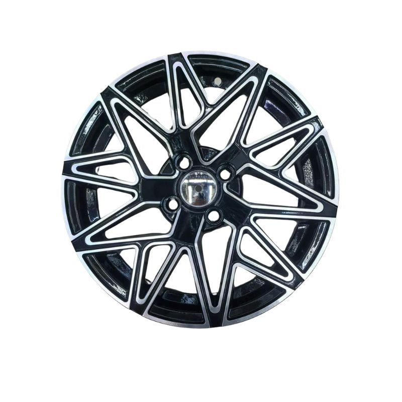 15" Matte Black Alloy Rim - 4x100 PCD, 6.5" Width, 35mm Offset, 67.1mm Center Bore - Part No. 151081N