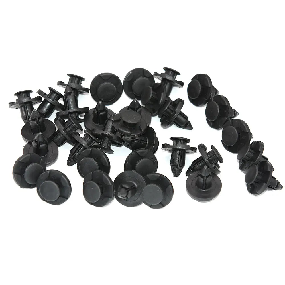 50Pcs/Set 8mm Rivet Retainer Plastic Car Fastener Clip Auto Bumper Fender Push type fixing Clips for Nissan Livina TIIDA Sylphy