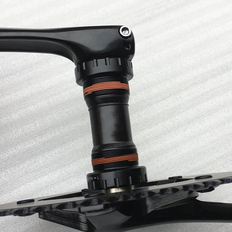 OTA Fixie Crankset , Single Speed Bicycle Crank, Fixed Gear Bike Parts, 48T, 170mm, BCD130, Aluminum Alloy with Hollowtech BB