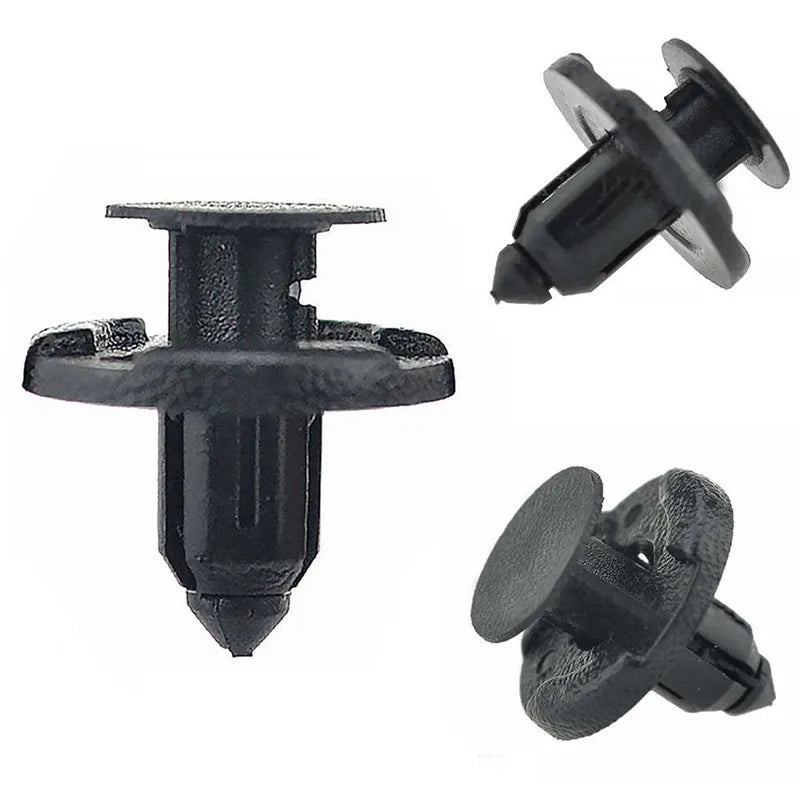50Pcs/Set 8mm Rivet Retainer Plastic Car Fastener Clip Auto Bumper Fender Push type fixing Clips for Nissan Livina TIIDA Sylphy