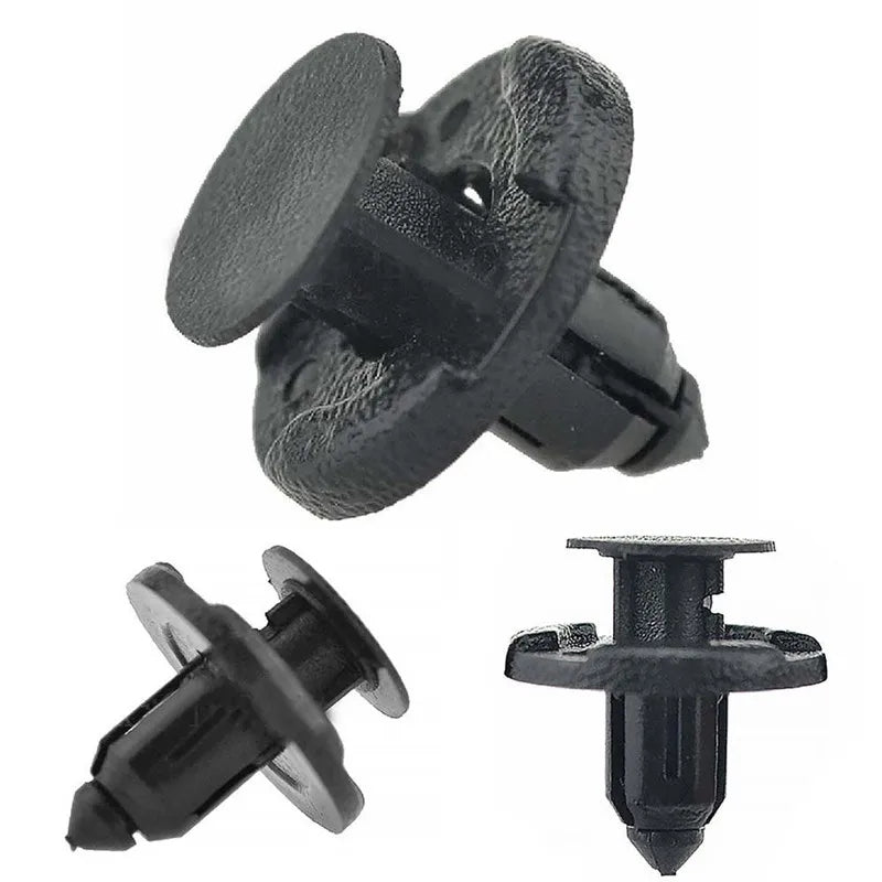 50Pcs/Set 8mm Rivet Retainer Plastic Car Fastener Clip Auto Bumper Fender Push type fixing Clips for Nissan Livina TIIDA Sylphy