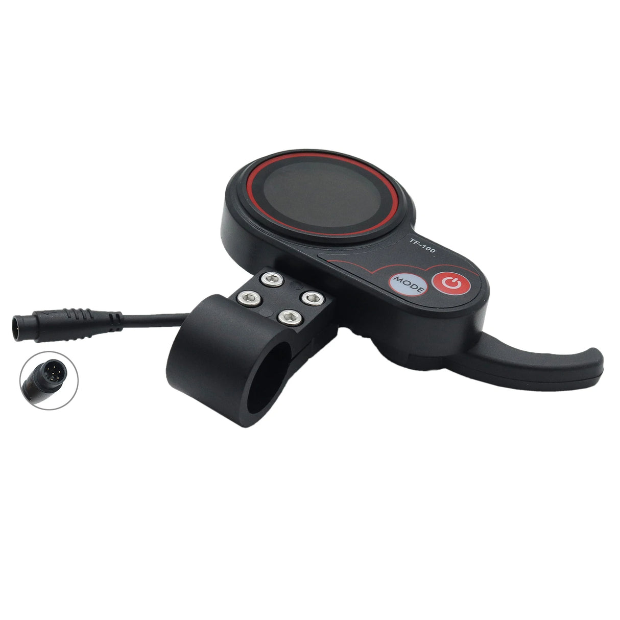 5/ 6 Pin Instrument TF‑100 Communication Speedometer for KUGOO M4 Electric Scooter Kickscooter Display Panel With USB Charging