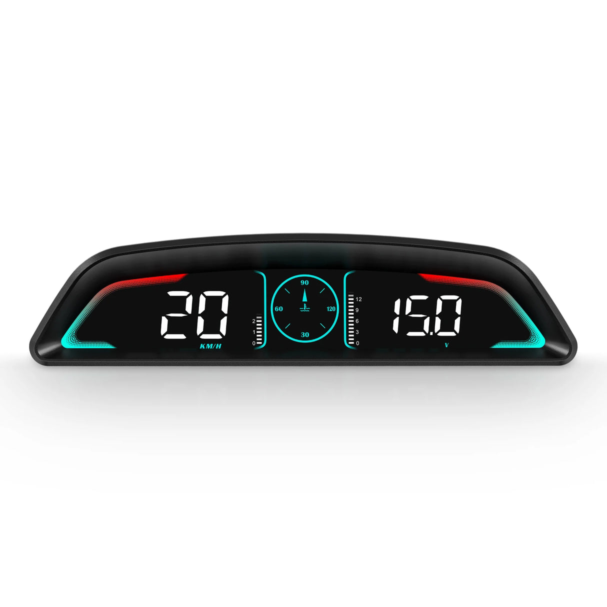 New Car HUD B3 OBD Head Up Display Multifunctional Display of Time Speed Driving Distance Driving Time Fuel Consumption Voltage