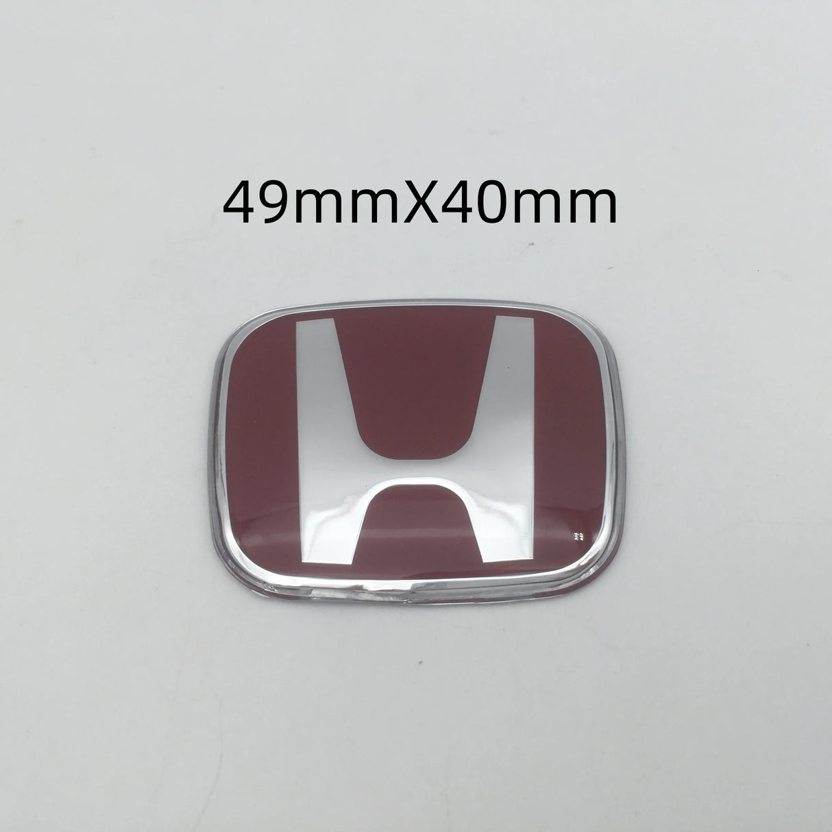 1pcs for HONDA red logoCar Front Hood Bonnet Emblem Rear Tail Bumper Trunk Steering Wheel Sticker Badge Styling auto Accessories