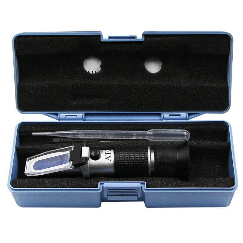 4 in 1 Automotive Antifreeze Refractometer Car Urea Fluid Tester Battery Freezing ATC Detector Handheld Electrolyte Hydrometer