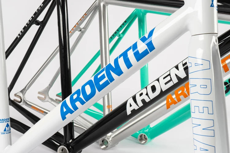 Ardently Lite Frameset 700C Aluminum Fixed Gear Frame & Fork Track Fixie Bike 50CM 52.5CM 55CM Single Speed Bicycle Parts