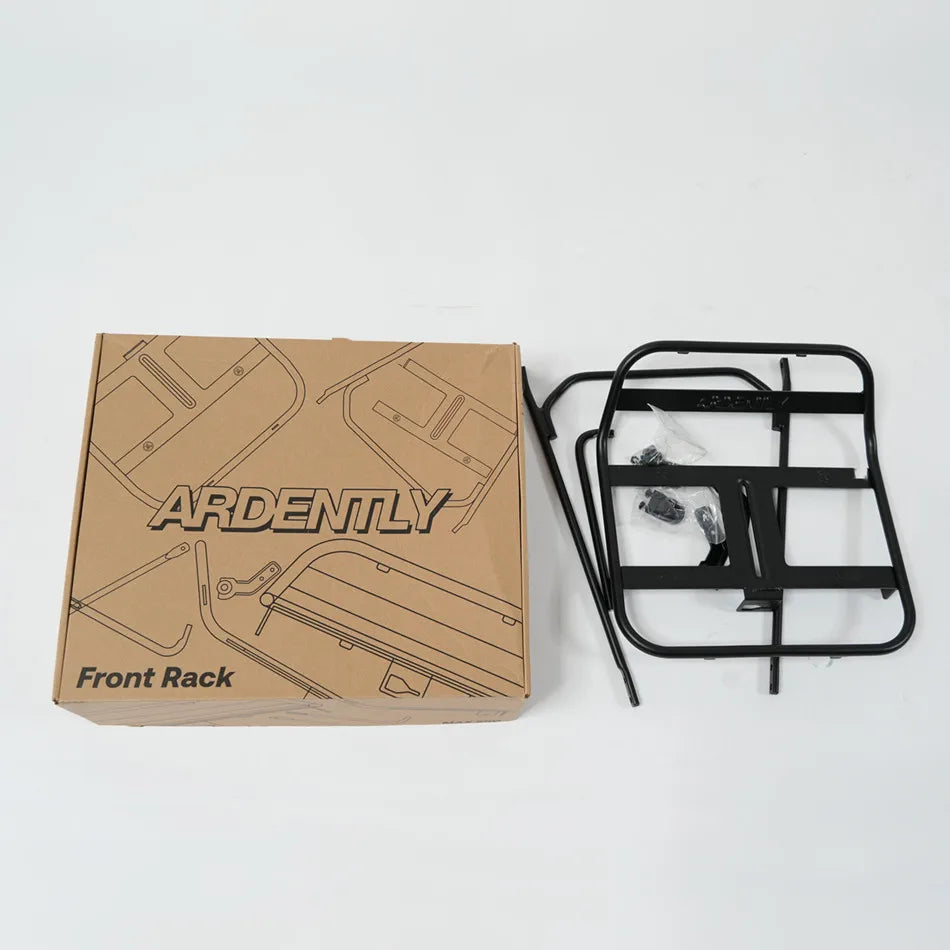 Ardently Fixed Gear Bike Basket Bicycle Panniers Front Handlebar Ultra Light Aluminum Alloy Cycling Carrying Holder 5kg Load