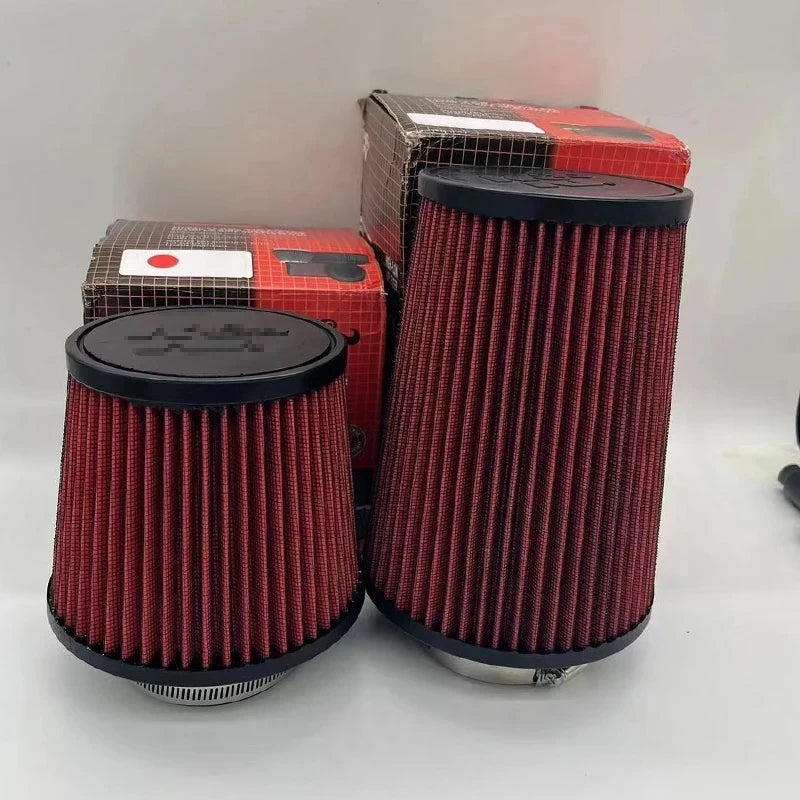 2.5 3 3.5 4 Inch Car Intake Air Filter for K&N 14084-2 Universal High Flow Cone 102 89 76 70 63.5 60mm KN Tapered Mushroom Head
