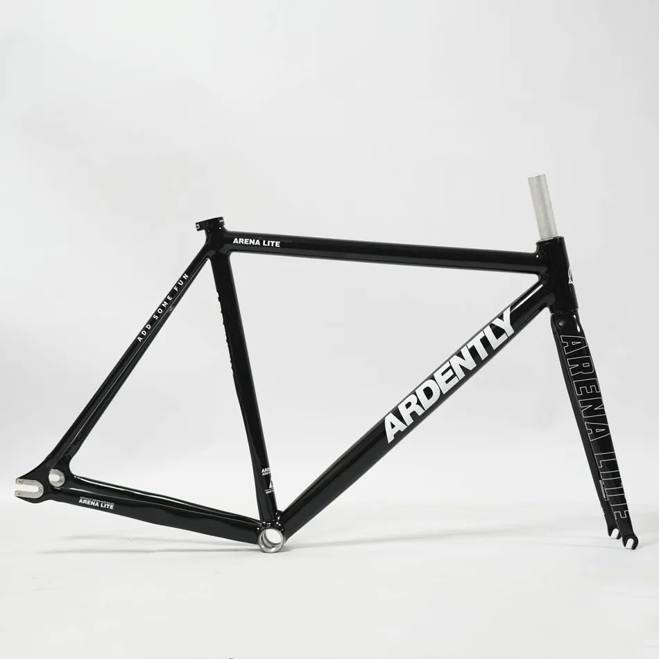 Ardently Lite Frameset 700C Aluminum Fixed Gear Frame & Fork Track Fixie Bike 50CM 52.5CM 55CM Single Speed Bicycle Parts