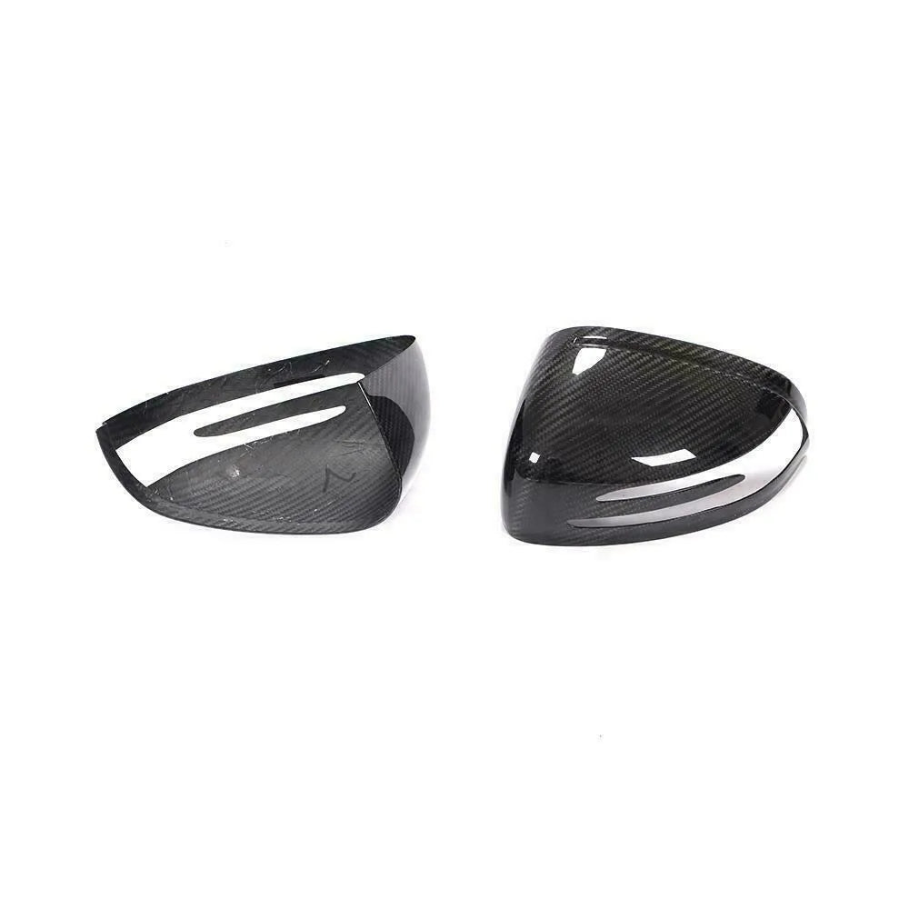 2pcs/Carbon Fiber Mirror Cover Rearview Mirror Shell Cap Modification Accessories for Mercedes Benz SLK R172 AMG GT SLC