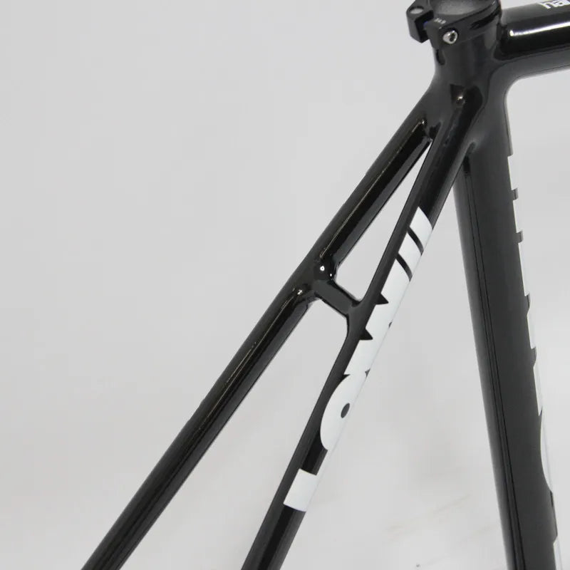Fixed Gear Bike Frame, Aluminum Fixie Frameset, Carbon Fork, Single Speed Track, High Quality Bicycle Parts, 700C, 53cm, 55cm
