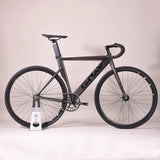 Gray Fixed Gear BIKE 48CM 52CM 55cm Single Speed Bike Aluminium Alloy Frame Track Bicycle 700C 3/4 spokes Racing Wheel V Brake