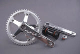 Track Crankset Fixed Gear Bike Parts Single Speed Bicycle Fixie Bike Crank 48T 165mm BCD144 Alumniun Alloy with Hollowtec2 BB