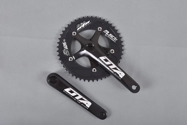 OTA Fixie Bike Crankset, 48T, 170mm Arm, Aluminum Alloy, Single Speed, Track Bicycle, Fixed Gear Bike Part, Chainwheel Sprocket