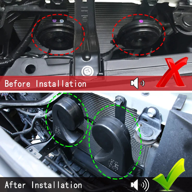 For 2010-2023 Toyota Land Cruiser Prado 150 Snail Horn Tweeter LC150 Fj150 Exterior Upgraded Modification Accessories body kit