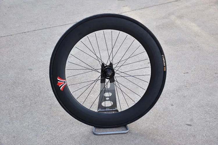 Fixed Gear Bike Wheelset, Aluminum Alloy, Fixie TRACK, Single Speed Bicycle Racing Wheel with 32H Bearing Hub, 70mm, 700C