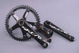 SKEACE Hollowtech Crankset, Fixie Crank, Single Speed Fixed Gear Bike Parts, Track Racing Bicycle Chainring, 48T, 165mm, 144BCD