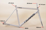 TSUNAMI SNM100 Frameset 700C Aluminum Fixed Gear Frame and Fork Track Fixie Bike 49CM 52CM 55CM 58CM Single Speed Bicycle Parts