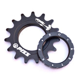 17T Fixed Gear High Quility Bicycle Wheel Cogs Matte Black 7075-T6 Aluminium Alloy Sprocket & Lockring For Fixie Track Bike Hub