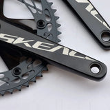 SKEACE Fixed Gear Bike Crankset Aluminium 49T Chainring Track Bicycle Parts Square Hole 165mm Crankarm BCD144 Bicycle Pieces