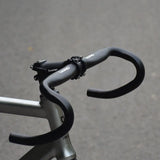 Legend Aluminium alloy Bicycle Handlebar Racing Bike Drop Bar 31.8mm x 420mm Black For 700c Fixed Gear Road Touring Bike