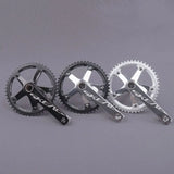 Track Crankset Fixed Gear Bike Parts Single Speed Bicycle Fixie Bike Crank 48T 165mm BCD144 Alumniun Alloy with Hollowtec2 BB