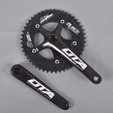 OTA Fixie Bike Crankset, 48T, 170mm Arm, Aluminum Alloy, Single Speed, Track Bicycle, Fixed Gear Bike Part, Chainwheel Sprocket