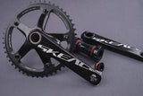 Track Crankset Fixed Gear Bike Parts Single Speed Bicycle Fixie Bike Crank 48T 165mm BCD144 Alumniun Alloy with Hollowtec2 BB