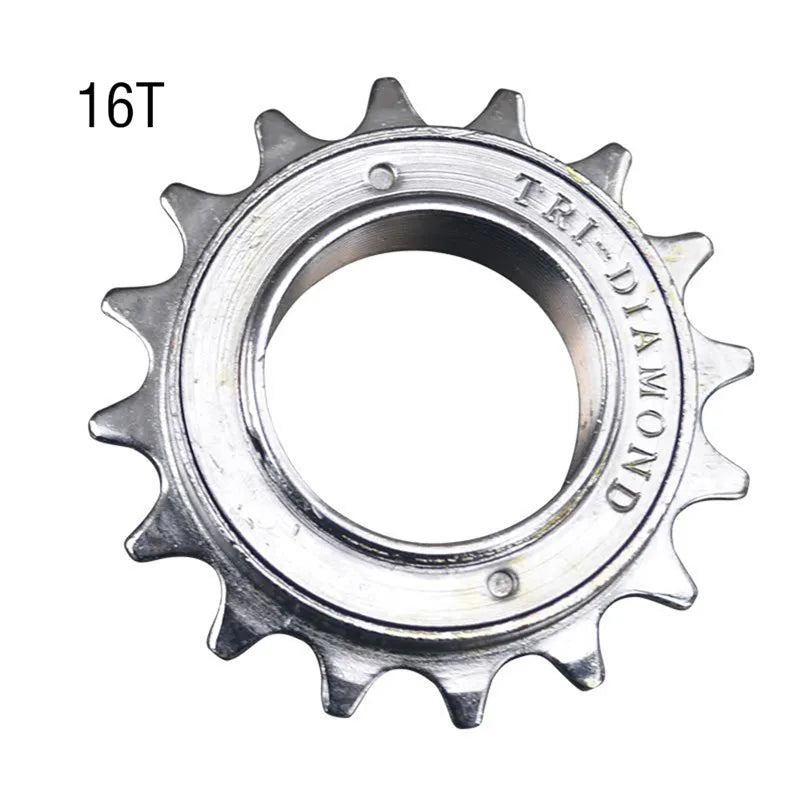 16T 34mm Single Speed Road Bicycle FreeWheel Fixie Bike FlyWheel Chrome Molybdenum Steel Gear Bike Parts Bike Accessory 40 click