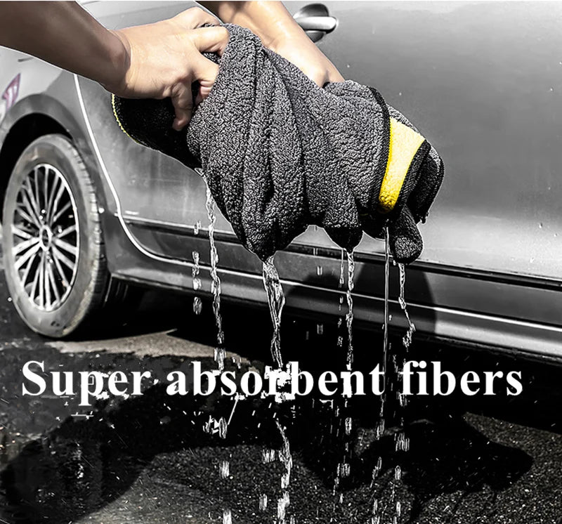 160x60CM Thick Plush Microfiber Towel Car Wash Accessories Super Absorbent Car Cleaning Detailing Cloth Auto Care Drying Towels