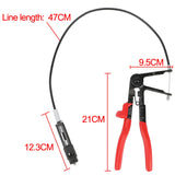 Flexible Wire Long Reach Hose Clamp Pliers Auto Tools Removal Hand Tools Alicate Cable Type for Car Repairs Hose Clamp