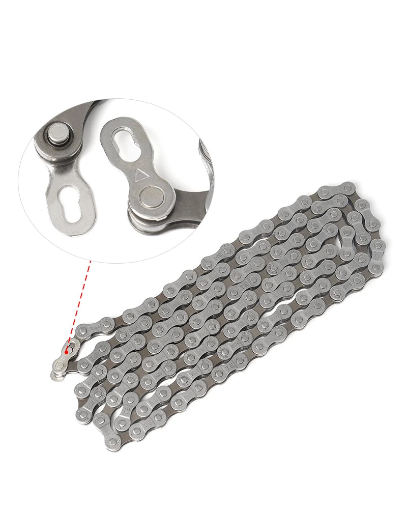 SHIMANO TOURNEY HG40 Bicycle Chain 6/7/8 Speed 116L Links for MTB Bicycle Chain HYPERGLIDE DUAL SIS Bicycle Chain