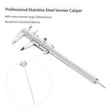 Professional Stainless Steel Vernier Caliper Gauge 0-150mm Sliding Gauge Measurement Tool Inside Outside Depth Step Micrometer