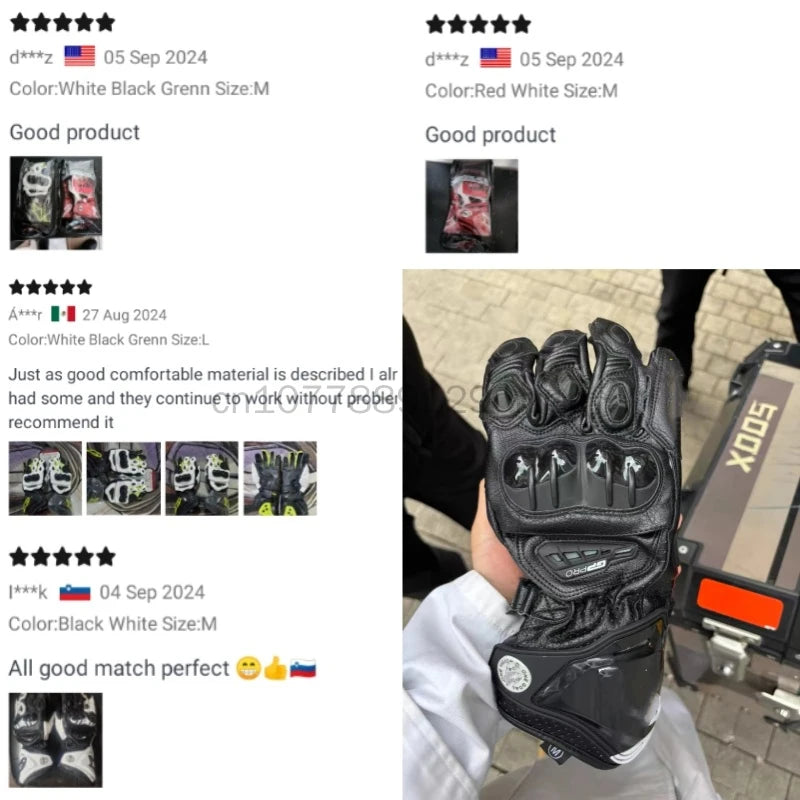 Motorcycle and Motorcycle Riding Gloves with Touch Screen Anti Fall Off-road Riding Full Finger Outdoor Sports Gloves