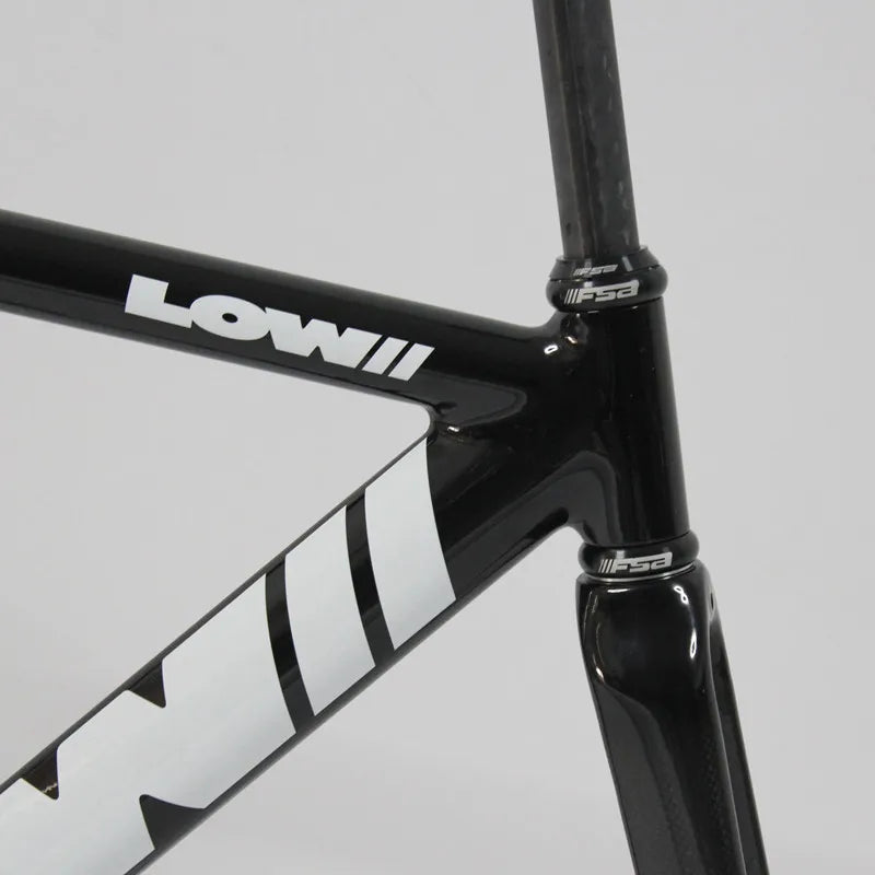 Fixed Gear Bike Frame, Aluminum Fixie Frameset, Carbon Fork, Single Speed Track, High Quality Bicycle Parts, 700C, 53cm, 55cm