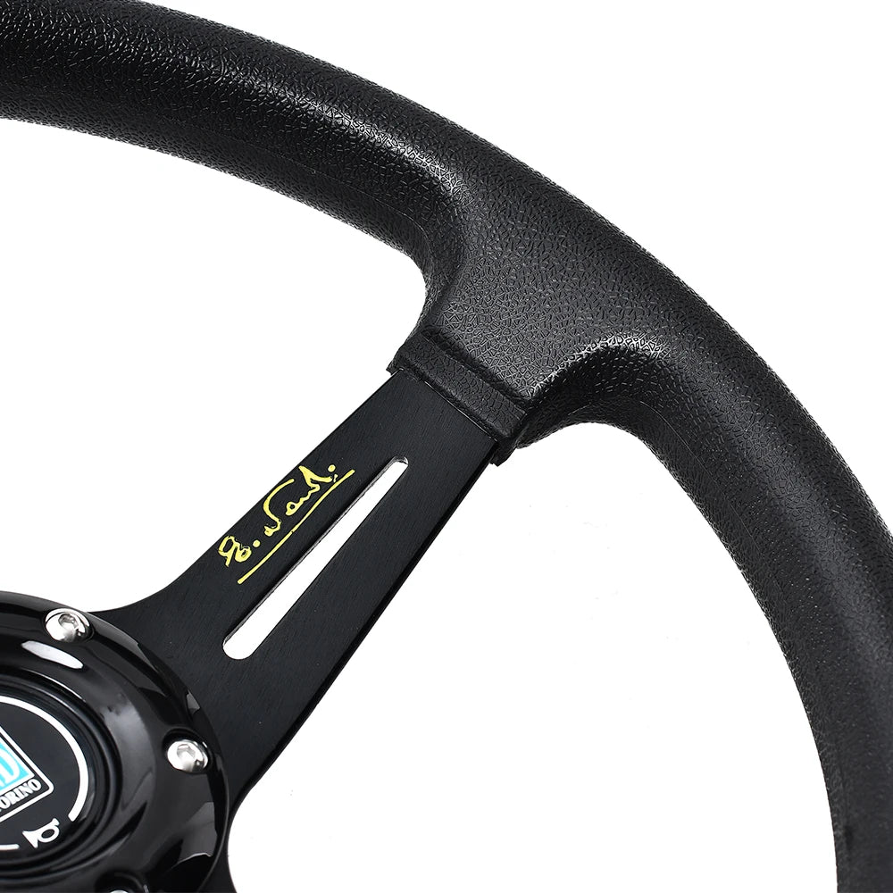 Nardi 14 Inch ND PU Auto Racing Steering Wheels Universal Deep Corn Drifting Sport Steering Wheel with ND Logo