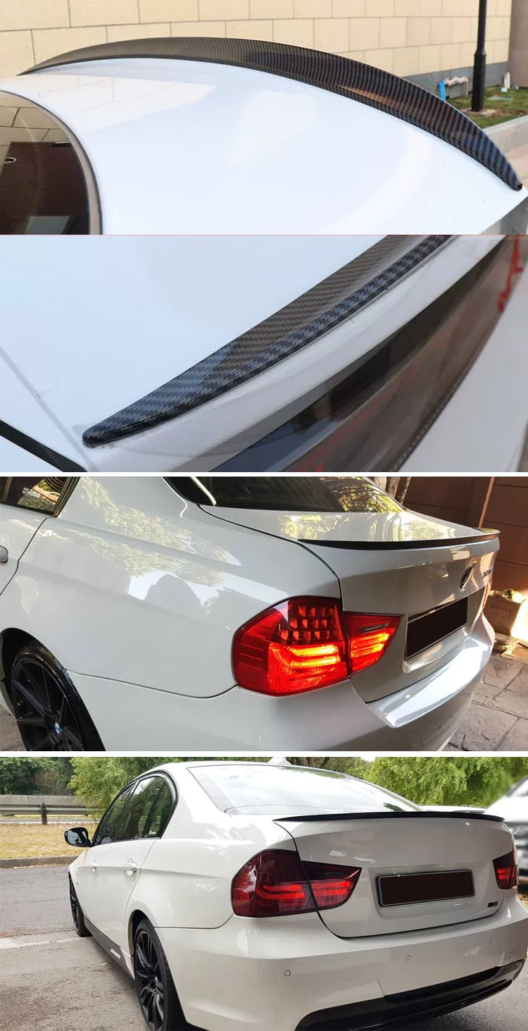 Fits For BMW 3 Series E90 320d 320i 330i M sport 2004-2011 Accessories Car Rear Trunk Boot Lip Spoiler Wing