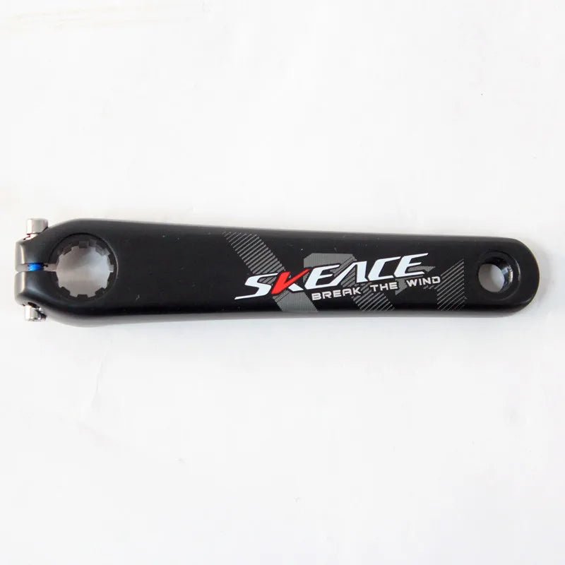 SKEACE Break The Wind Hollowtech Crankset, Fixie Crank, Fixed Gear Bike, Track Bicycle CNC Carbon Chainwheel, 49T, 165mm, 144BCD