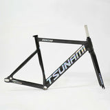 TSUNAMI SNM200 Frameset 700C Aluminum Fixed Gear Bike Frame Racing Track Fixie M/L Size High Quality Single Speed Bicycle Parts