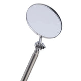 360° Inspection Mirror LED Light Telescoping Mirrors Extend Mechanic Tools Inspection Mirror Telescopic Handle Repairing Tools