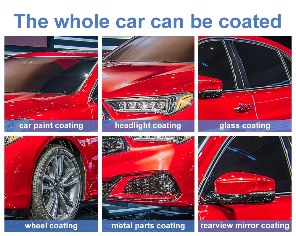 3 In 1 Car Ceramic Nano Coating Liquid Coating Nano Crystal Hydrophobic Layer Polishing Paint Agent Car Polish Nanos Coatings