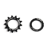 Ardently 13/14/15/16/17/18/19/20T Fixed Gear Bicycle Black Wheel Cogs Strengthen Sprocket & Lockring For 1 Speed Track Bike Hub