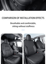 car seat cover cushion For Tesla Model 3/Model Y 2019-2023 2024 Ice Silk Seat Cover breathable seat car Interior accessories