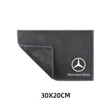 Car Towel Suede Double-sided Car Cleaning Cloth with Car Detail Cleaning brush for Mercedes benz A B R G Class w204 W251 W463