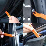 4/1pcs Car Door Clip Car Disassembly Tools Set DVD Stereo Refit Kits Interior Plastic Trim Panel Dashboard Removal Tool