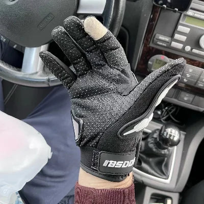 Motorcycle riding gloves, anti-fall, sunscreen, breathable, outdoor sports gloves, four seasons gloves