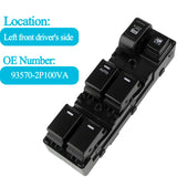 Master Power Window Switch Control Driver Side For Kia 2010 2011 2012 2013 2014 Sorento Car Accessories 93570-2P100VA