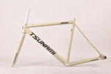 TSUNAMI SNM100 Frameset 700C Aluminum Fixed Gear Frame and Fork Track Fixie Bike 49CM 52CM 55CM 58CM Single Speed Bicycle Parts