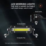 Single Row white Spot 3inch 9W led work lamp bar Bar Light For 4x4 OffRoad Light Bar For Trucks Offroad Pickup Atv Utv